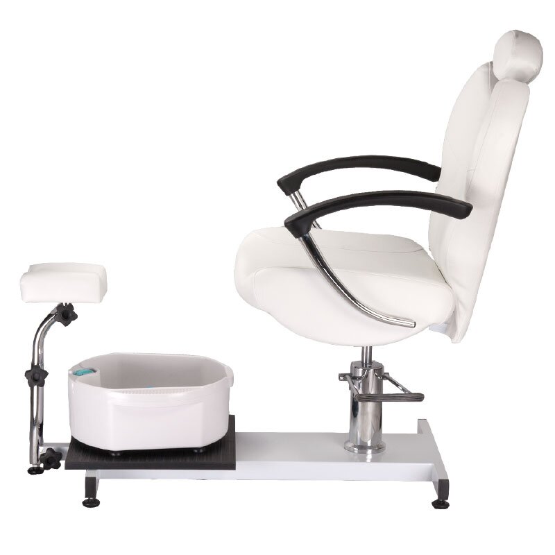 Pedikyyrituoli jalkakylvyllä PEDICURE CHAIR COMFORT HYDRAULIC WHITE 5 Pedikyyrituoli jalkakylvyllä PEDICURE CHAIR COMFORT HYDRAULIC WHITE 5