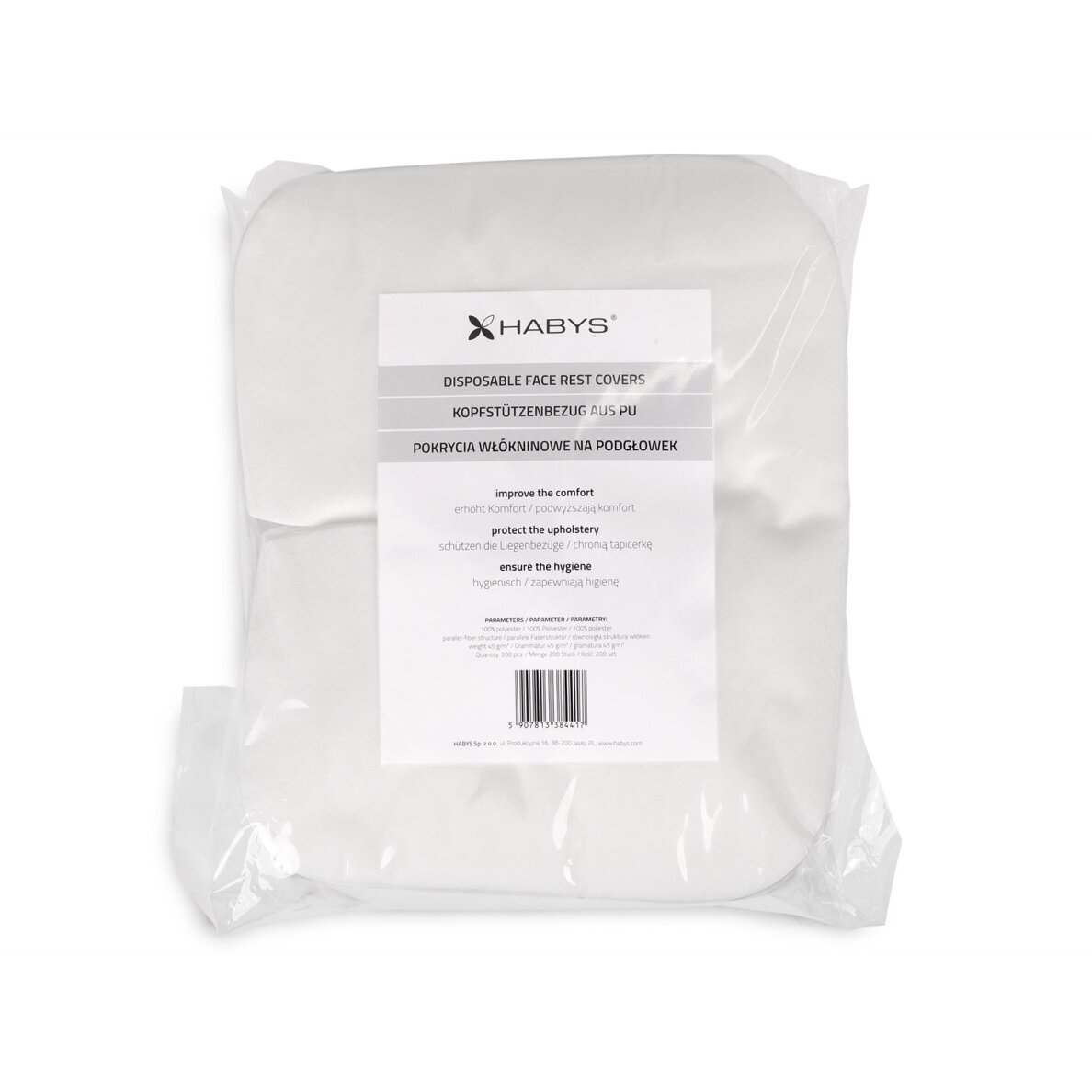 Vienkartiniai galvos atramos uždangalai iš neaustinės medžiagos, 100 vnt. 3 Vienkartiniai galvos atramos uždangalai iš neaustinės medžiagos, 100 vnt. 3