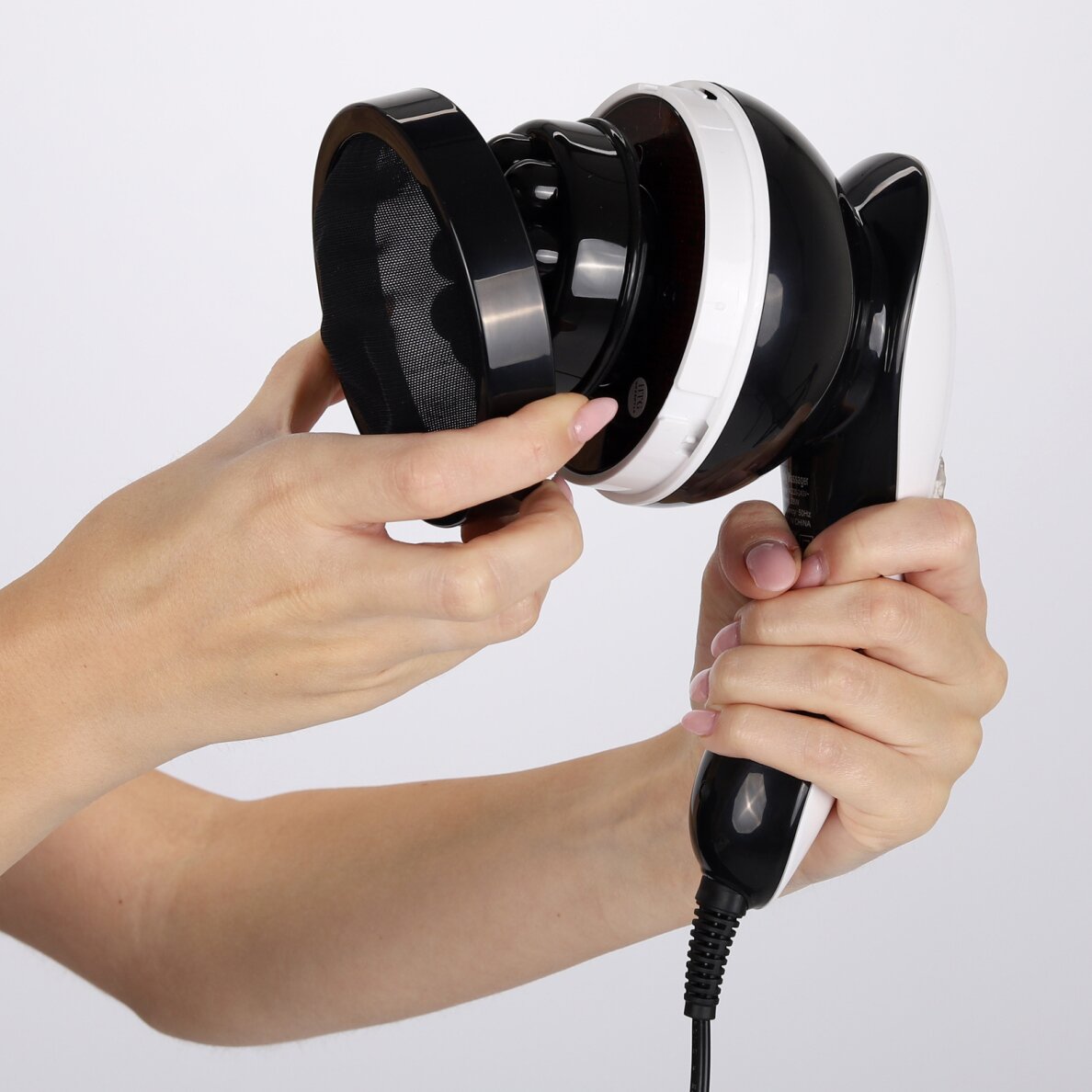 Anticeliulitinis kūno masažuoklis su 9 antgaliais ir infraraudonųjų spindulių funkcija 16