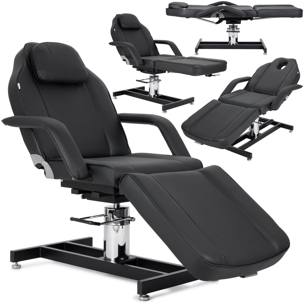 Kosmetoloogia tool Theo Nero pneumatic & hydraulic adjustment, black Kosmetoloogia tool Theo Nero pneumatic & hydraulic adjustment, black