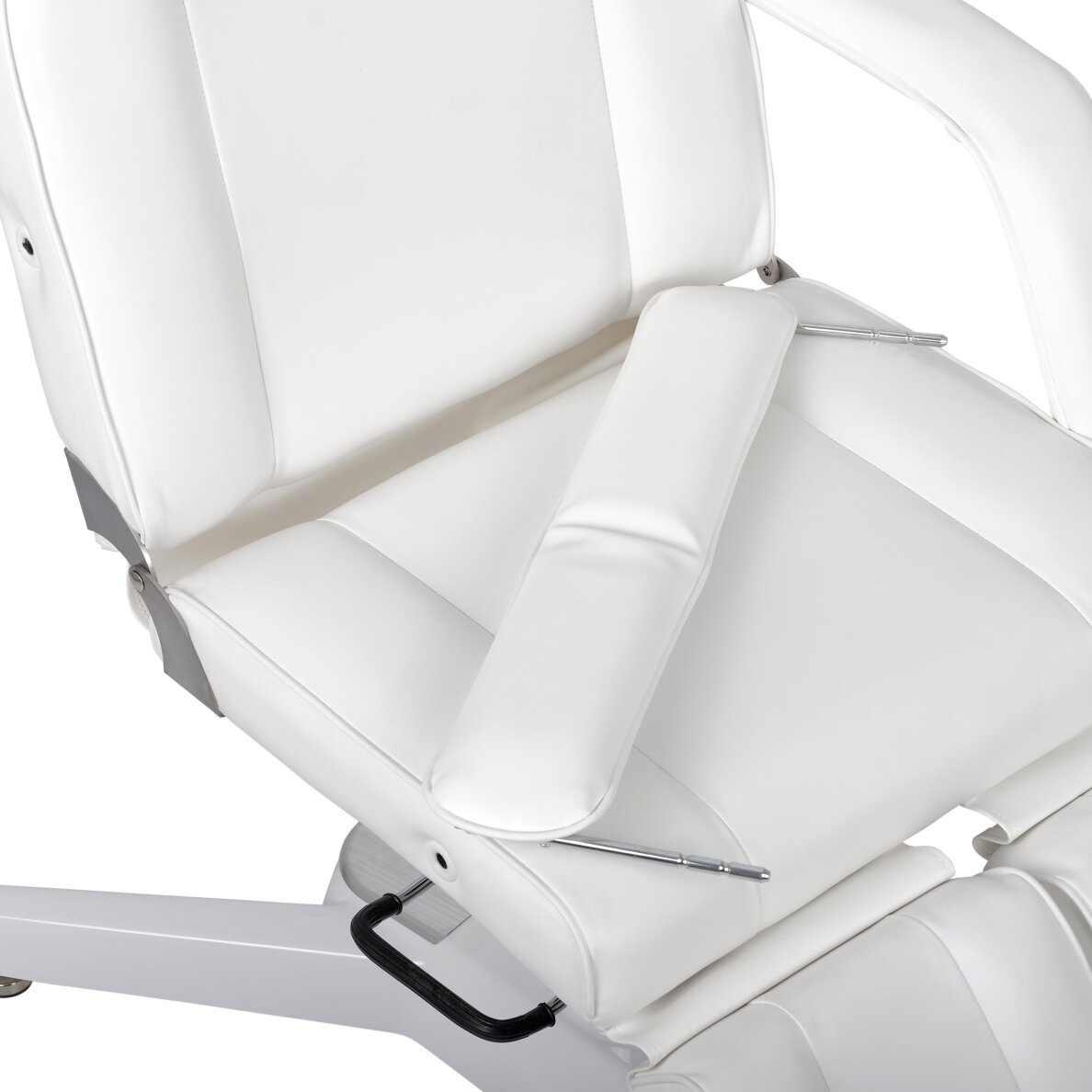 Fotel kosmetyczny MAX Bianco hydraulic with pneumatic adjustment 12 Fotel kosmetyczny MAX Bianco hydraulic with pneumatic adjustment 12