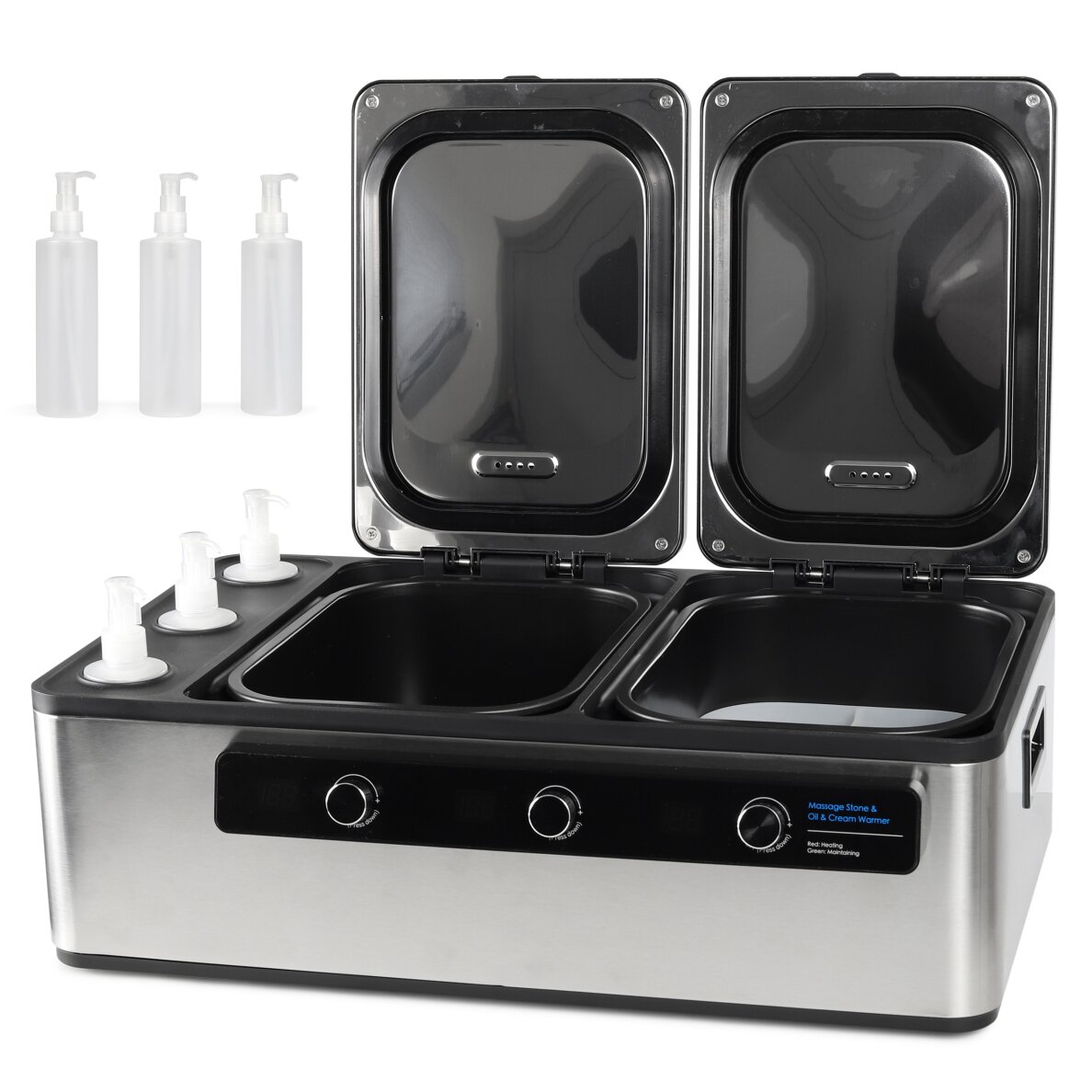 Multifunktsionaalne massaažikivi ja massaažiõli kütteseade