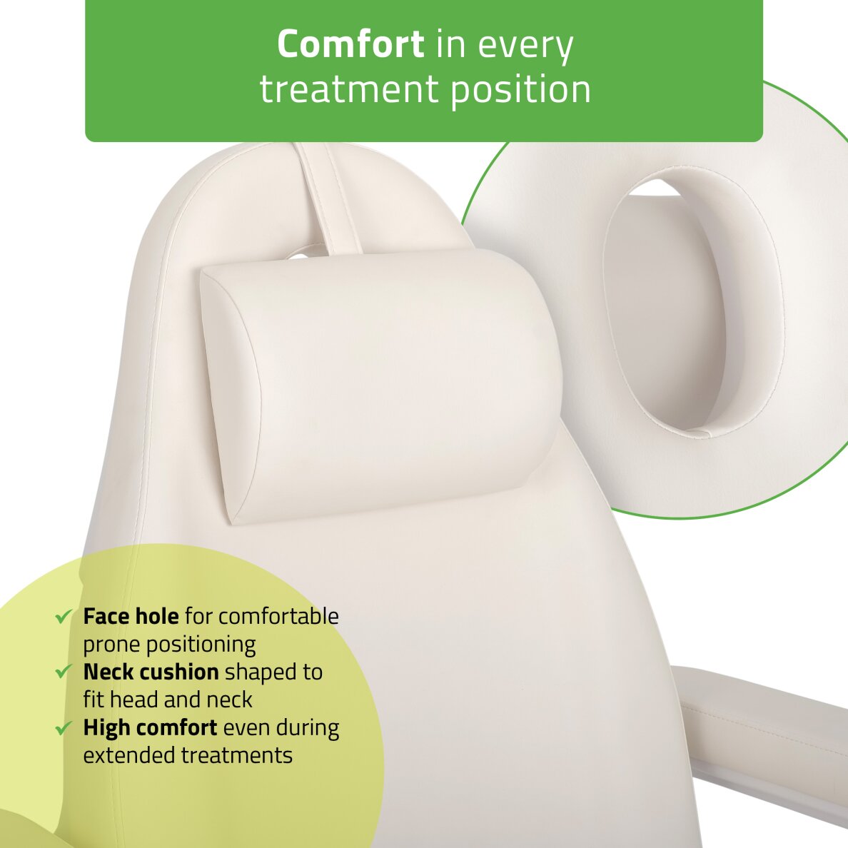 Kosmetikstuhl Elara PRO 6P, White 4