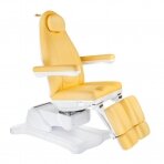 Kosmetoloģijas krēsls MAZARO ELECTRIC ARMCHAIR PEDI 4 MOTOR YELLOW
