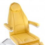 Kosmetologinis krėslas MAZARO ELECTRIC ARMCHAIR 3 MOTOR YELLOW