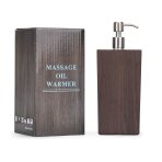 Grzejnik olejowy z butelką aluminiową 300 ml, ciemnobrązowy