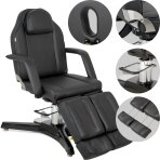 Cosmetology chair MAX Nero hydraulic with pneumatic adjustment