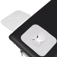 Jednorazowe osłony twarzy z materiału włókninowego, 100 szt. Jednorazowe osłony twarzy z materiału włókninowego, 100 szt.