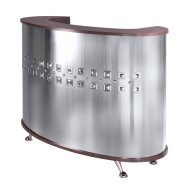 Reģistratūras galds Beauty Arc Chrome