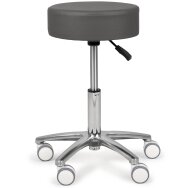 Beautician stool Mobi stool PVC gray