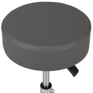 Beautician stool Mobi stool PVC gray