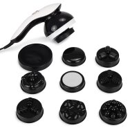 Антицеллюлитный массажер для тела с 9 насадками и инфракрасной функцией.