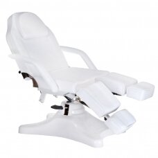 Kosmētikas krēsls 8243 PEDI HYDRAULIC WHITE
