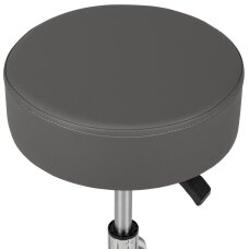 Kosmetologinė meistro kėdutė Mobi stool PVC gray