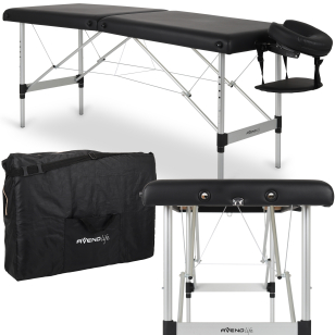 Saliekamais masāžas galds AvenoLife Nina 2 Black (Economy Line)
