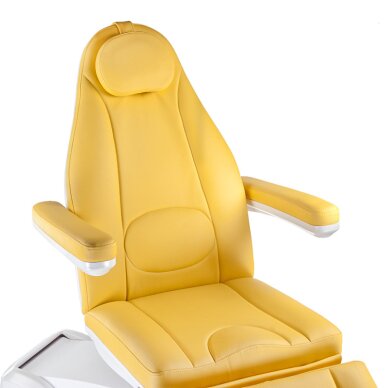 Kosmetologinis krėslas MAZARO ELECTRIC ARMCHAIR 4 MOTOR YELLOW 1