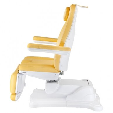Kosmetoloģijas krēsls MAZARO ELECTRIC ARMCHAIR 4 MOTOR YELLOW 4