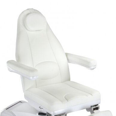 Kosmetoloģijas krēsls MAZARO ELECTRIC ARMCHAIR PEDI 4 MOTOR WHITE 1