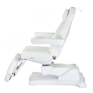 Kosmetoloģijas krēsls MAZARO ELECTRIC ARMCHAIR PEDI 4 MOTOR WHITE 4