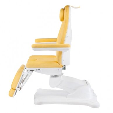 Kosmetoloģijas krēsls MAZARO ELECTRIC ARMCHAIR PEDI 4 MOTOR YELLOW 4