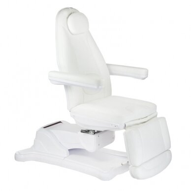 Kosmetoloģijas krēsls MAZARO ELECTRIC ARMCHAIR 3 MOTOR WHITE