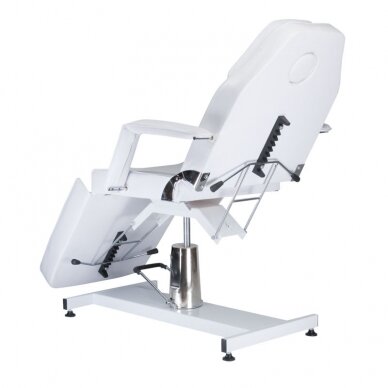 Fotel kosmetyczny 210 HYDRAULIC WHITE 2