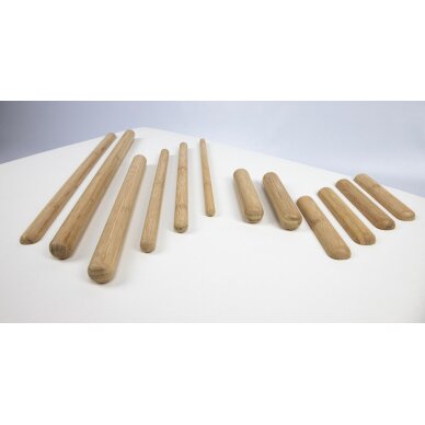 Bambusa masāžas nūjiņu komplekts (12 gab.) 2