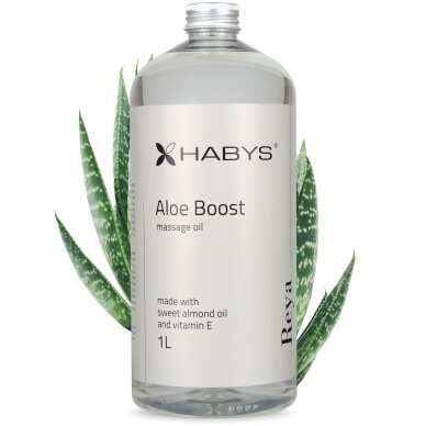 Aloe vera -hierontaöljy, 1000 ml Aloe vera -hierontaöljy, 1000 ml
