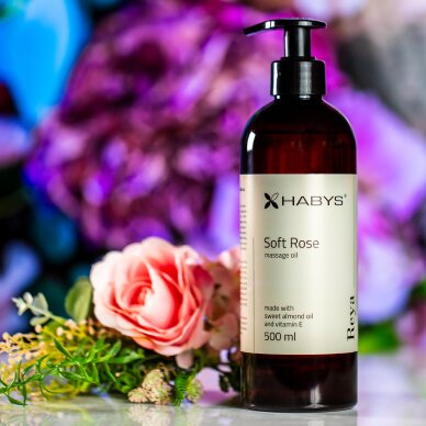 Gentle Rose Massage Oil, 500 ml 1