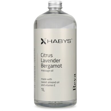 Citrusų ir levandų masažo aliejus, 1000 ml 1 Citrusų ir levandų masažo aliejus, 1000 ml 1