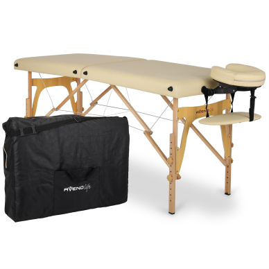 Foldable massage table AvenoLife Sonia 2 Beige (Economy Line) 16
