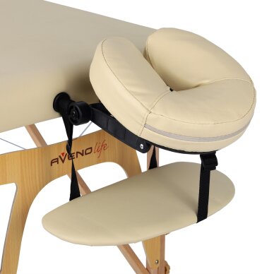 Saliekamais masāžas galds AvenoLife Sonia 2 Beige (Economy Line) 5
