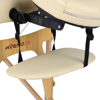 Foldable massage table AvenoLife Sonia 2 Beige (Economy Line) 7