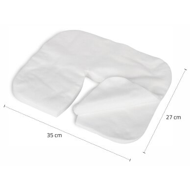 Vienkartiniai galvos atramos uždangalai iš neaustinės medžiagos, 100 vnt. 6