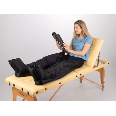 Lymphdrainage-Drucktherapiegerät für Beine mit Heizfunktion Habys Pro-8 10