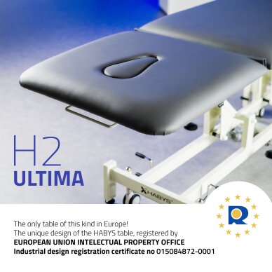 Stacionarus hidraulinis masažo stalas Ultima H2 PVC gray 7