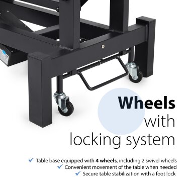 Elektrinis masažo procedūrų stalas Fortis 2 ERGO grey 5 Elektrinis masažo procedūrų stalas Fortis 2 ERGO grey 5