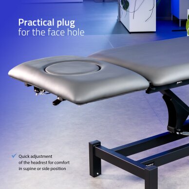 Elektrinis masažo procedūrų stalas Fortis 2 ERGO grey 7