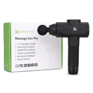Elektrinis rankinis masažuoklis Massage Gun Pro 16 Elektrinis rankinis masažuoklis Massage Gun Pro 16