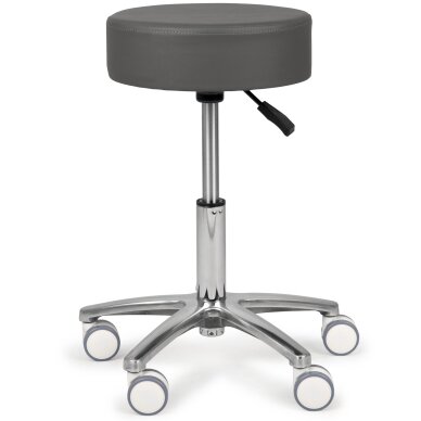 Kosmetologi jakkara Mobi stool PVC gray
