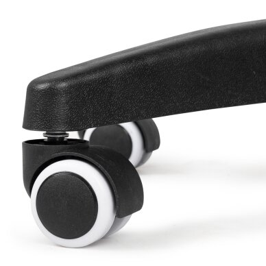 Kosmetologinė meistro kėdutė Tessa stool PVC gray 4 Kosmetologinė meistro kėdutė Tessa stool PVC gray 4