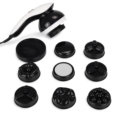 Anticeliulitinis kūno masažuoklis su 9 antgaliais ir infraraudonųjų spindulių funkcija 1