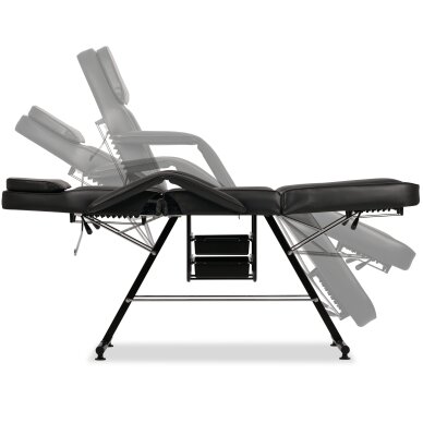 Косметическое кресло ARIA NERO Black 4