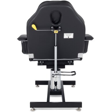 Kosmetologin tuoli Theo Nero pneumatic & hydraulic adjustment, black 5
