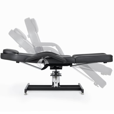 Косметологическое кресло Theo Nero pneumatic & hydraulic adjustment, black 7