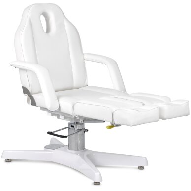 Cosmetology chair MAX Bianco hydraulic with pneumatic adjustment 14