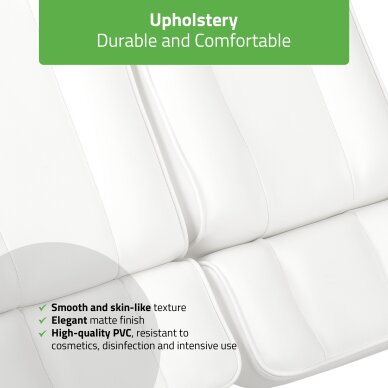 Fotel kosmetyczny MAX Bianco hydraulic with pneumatic adjustment 2 Fotel kosmetyczny MAX Bianco hydraulic with pneumatic adjustment 2