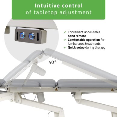 Electric cosmetology table Proxima X7 Touch Core Grey 7