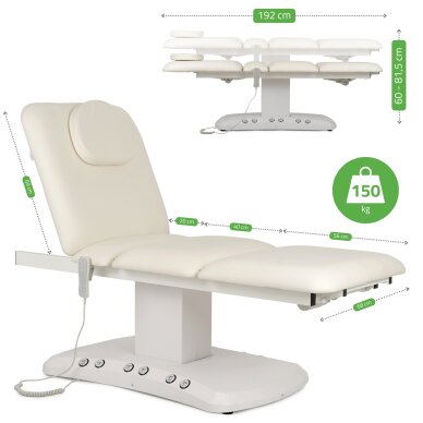 Elektrischer Kosmetikstuhl Serenity PRO 4 mit Heizfunktion 10 Elektrischer Kosmetikstuhl Serenity PRO 4 mit Heizfunktion 10