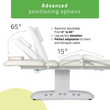 Elektrischer Kosmetikstuhl Serenity PRO 4 mit Heizfunktion 6 Elektrischer Kosmetikstuhl Serenity PRO 4 mit Heizfunktion 6